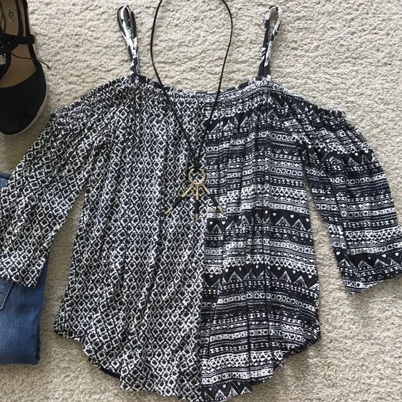 Anthropologie Reeve Open Shoulder Top - Picture 5 of 7